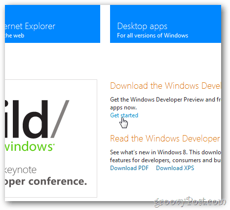 Windows 8 downloadpagina