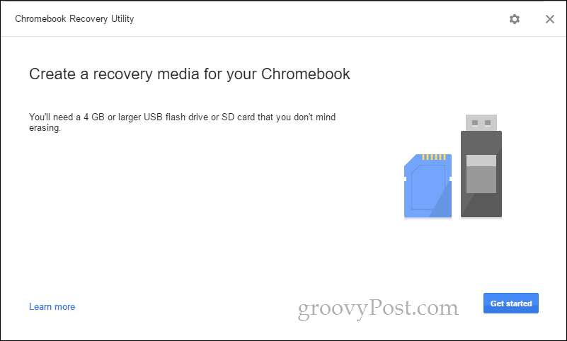 Chromebook-herstelprogramma aan de slag