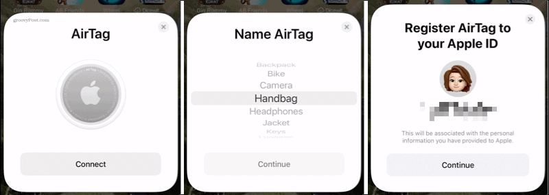 Verbind AirTag met iPhone