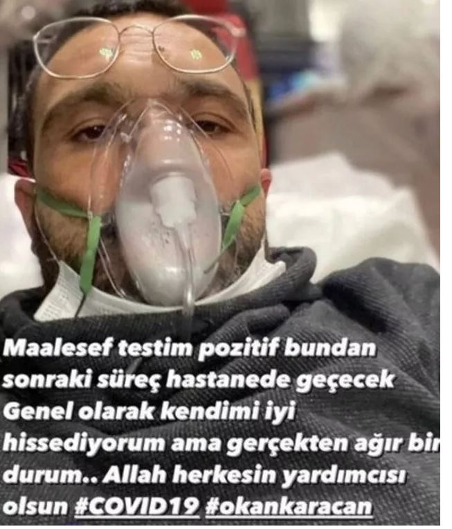 Er is nieuws van Okan Karacan, die het coronavirus heeft opgelopen! In tranen in het ziekenhuis ...