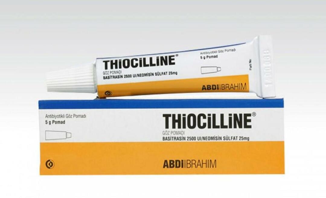 Wat is thiocilline, waar wordt het voor gebruikt, wat doet het? Thiocilline crème 2023 prijs