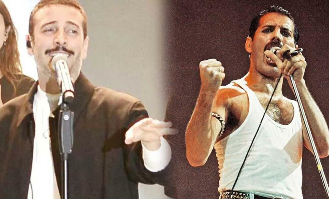 Afbeeldingswijziging van Oğuzhan Koç! Ze trouwde in Freddie Mercury-stijl