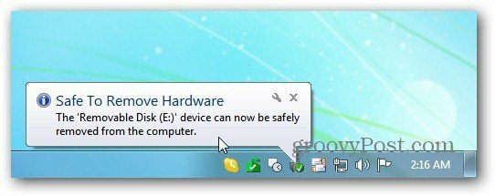 Hardware veilig verwijderen