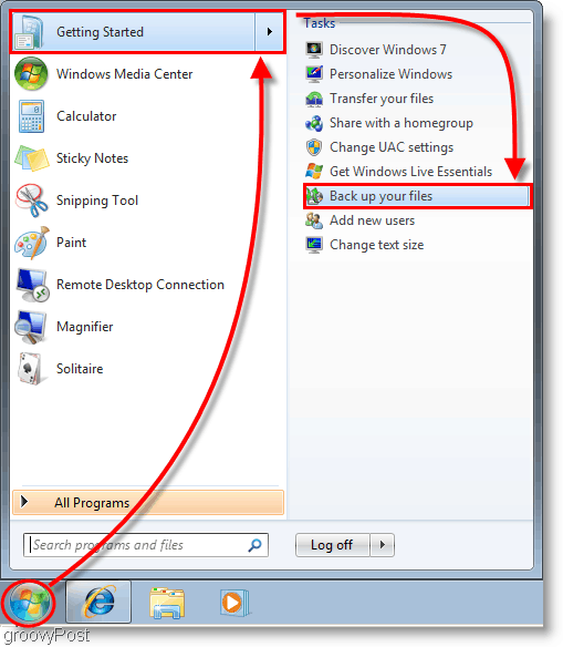 Windows 7: maak een systeemimage en maak een back-up van uw bestanden