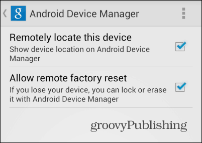 Instellingen voor Android-apparaatbeheer