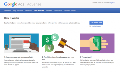 Google AdSense kan u een idee geven van wat elke plaatsing op uw site waard kan zijn. 