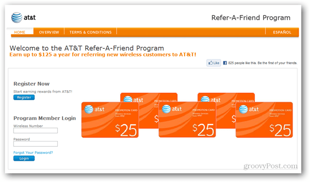AT & T Refer-A-Friend-programma