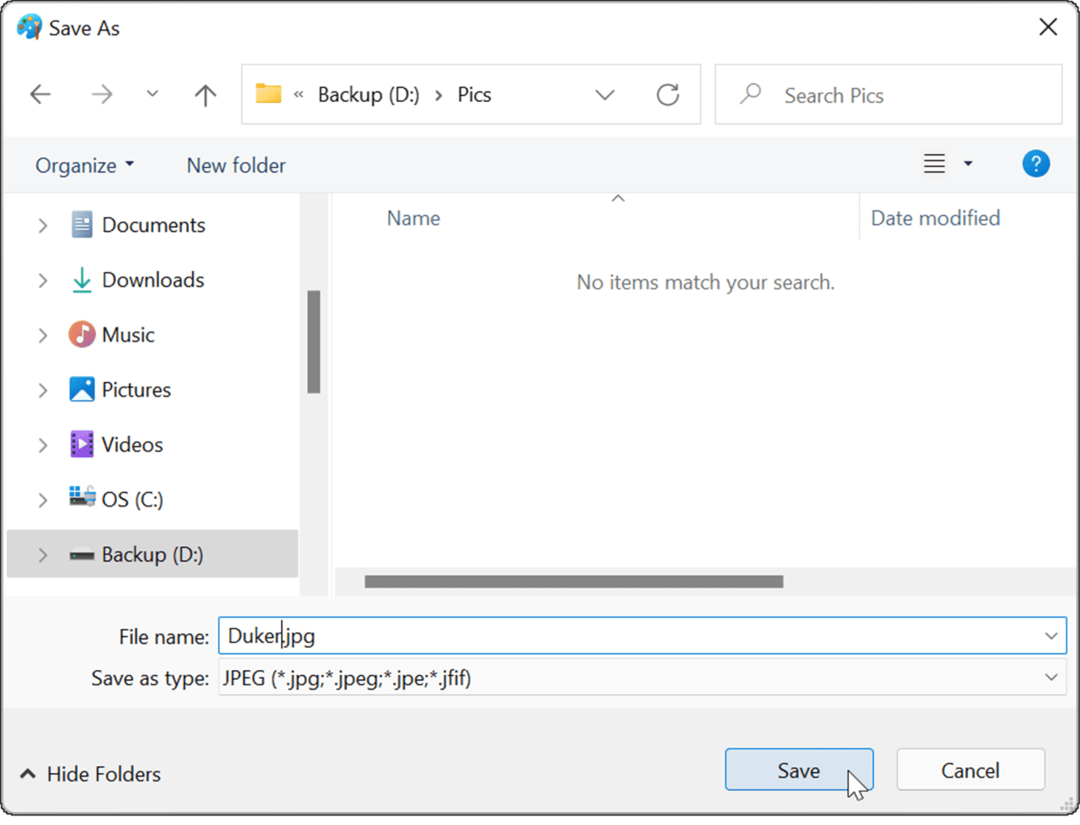 bestandsverkenner converteer een png naar jpg op Windows 11