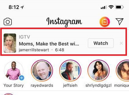 Instagram voegt meldingen toe voor IGTV-video's.