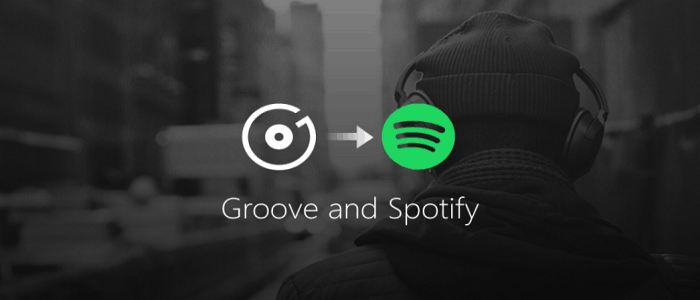 Microsoft Groove Music naar Spotify