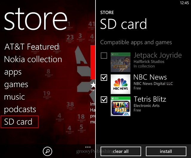 Apps van SD-kaart op Windows Phone 8 sideloaden