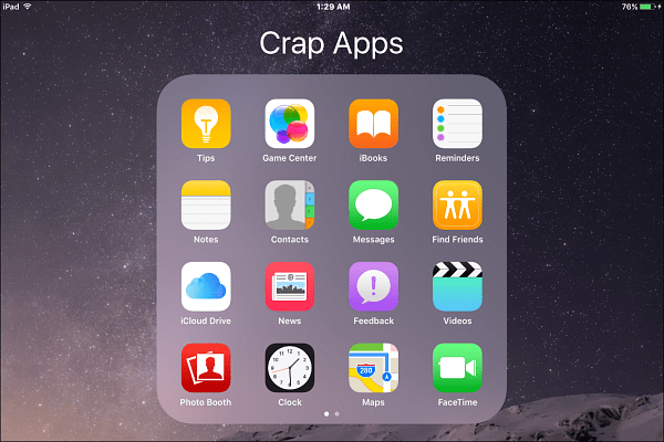 onzin Apple-apps