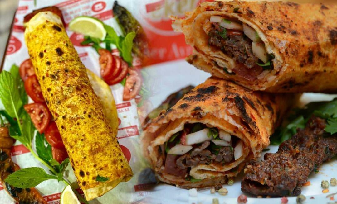 Hoe maak je de beroemde Harbiye Kebab van Hatay? Wat is Harbiye-wrap?