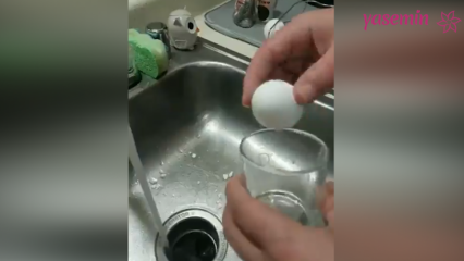 Met zo'n techniek heeft hij het gekookte ei gekookt.