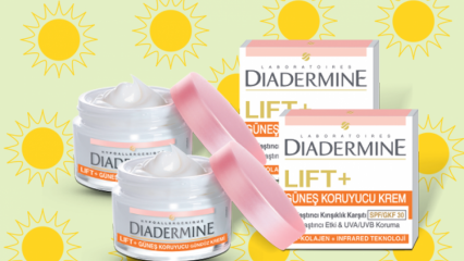 Hoe Diadermine Lift gebruiken? Degenen die Diadermine Lift+Sunscreen Spf 30 Cream gebruiken
