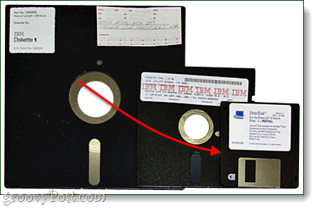 floppy disk voorbeeld afbeelding