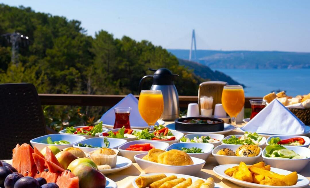 Waar zijn de beste ontbijttentjes in Istanbul? Waar ontbijten in Istanbul?