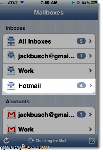 Hotmail Exchange ActiveSync toevoegen aan de iPhone
