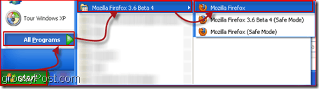 Firefox openen