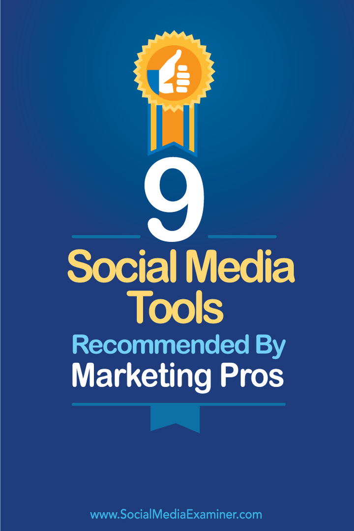 negen social media-tools van marketingprofessionals