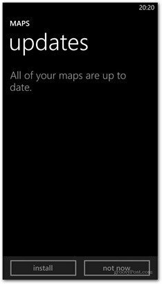 Update voor Windows Phone 8-kaarten
