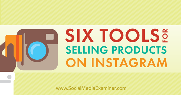 tools om op Instagram te verkopen