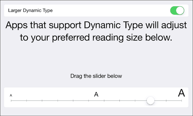 Tip voor iOS 7: maak tekst groter, vetter en gemakkelijker leesbaar