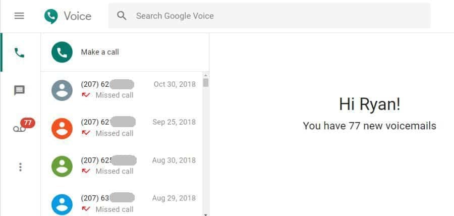 Google spraakoproepen