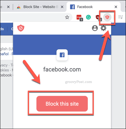 Snel een site blokkeren met BlockSite in Chrome