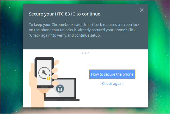 schermvergrendeling Chromebook