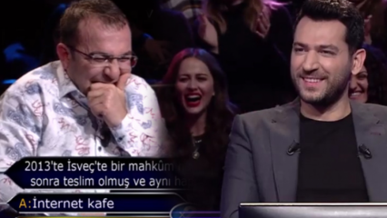 Mehmet Akar uit Gaziantep gemarkeerd als 'Who Wants to be a Millionaire'!