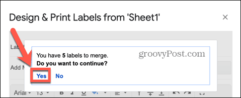 google sheets bevestigen samenvoegen