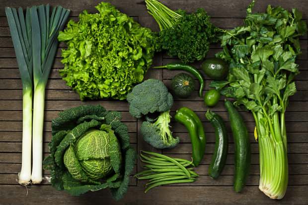 groene groenten zijn rijk aan glutathion