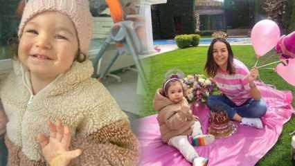 Verjaardagstaart van zangeres Bengü aan haar dochter Zeynep! Baby Zeynep is 1 jaar oud ...