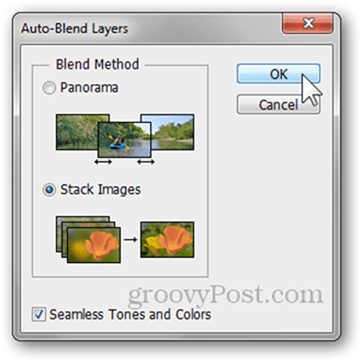 automatisch mengen lagen opties naadloze tinten kleuren photoshop fotografie tutorial
