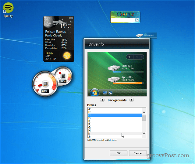 Desktopgadgets toevoegen aan Windows 8