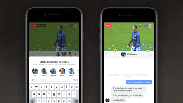 Facebook introduceerde Live Chat With Friends en Live With, twee nieuwe functies die het gemakkelijker maken om ervaringen te delen en in realtime contact te maken met je vrienden op Live. 