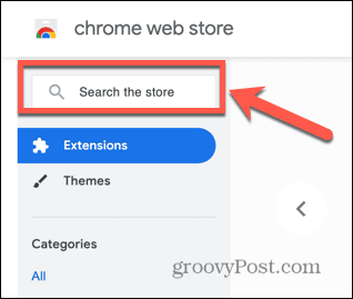 Chrome-winkel zoeken
