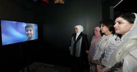 First Lady Erdoğan deelde de tentoonstelling 'Gaza: Resisting Humanity'!