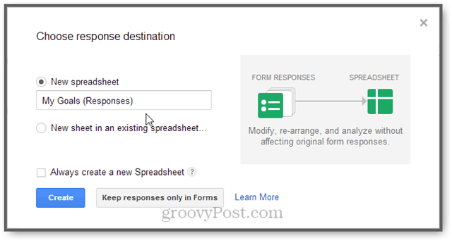 doelen met Google Docs en Google Formulieren