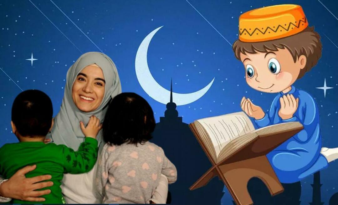 Hoe breng je de liefde voor de Ramadan over op kinderen? 3 tips om de liefde voor Ramadan over te brengen op kinderen...