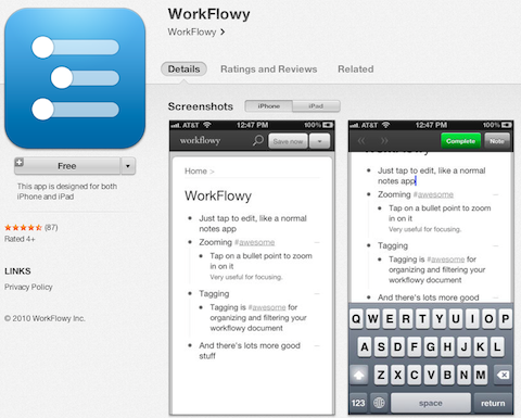 workflowachtige app