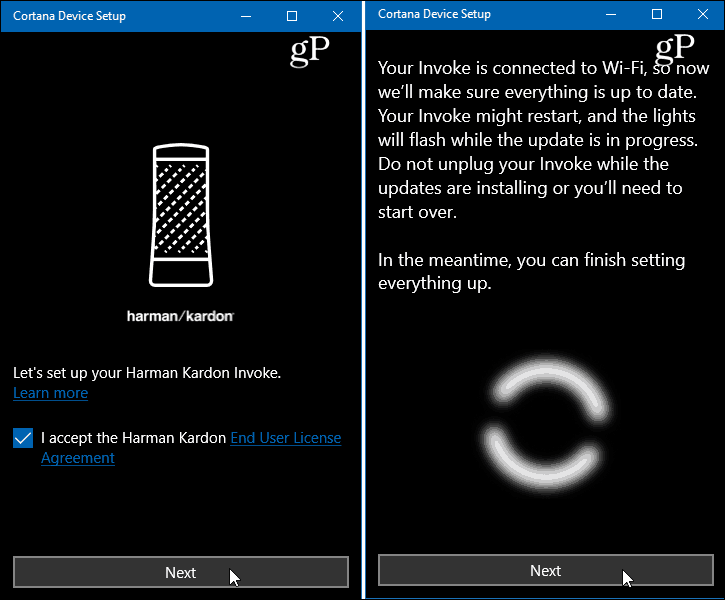 Cortana Device Setup-app Windows 10