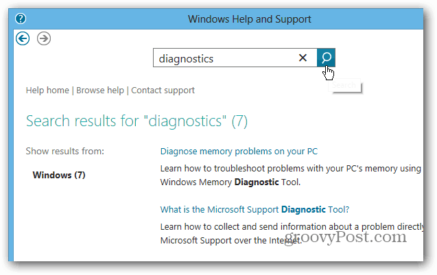 Toegang krijgen tot Windows 8 Help en ondersteuning