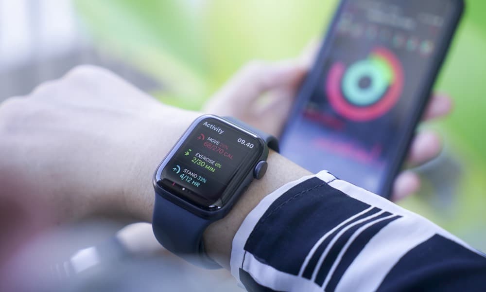 Apple Watch-fitness aanbevolen