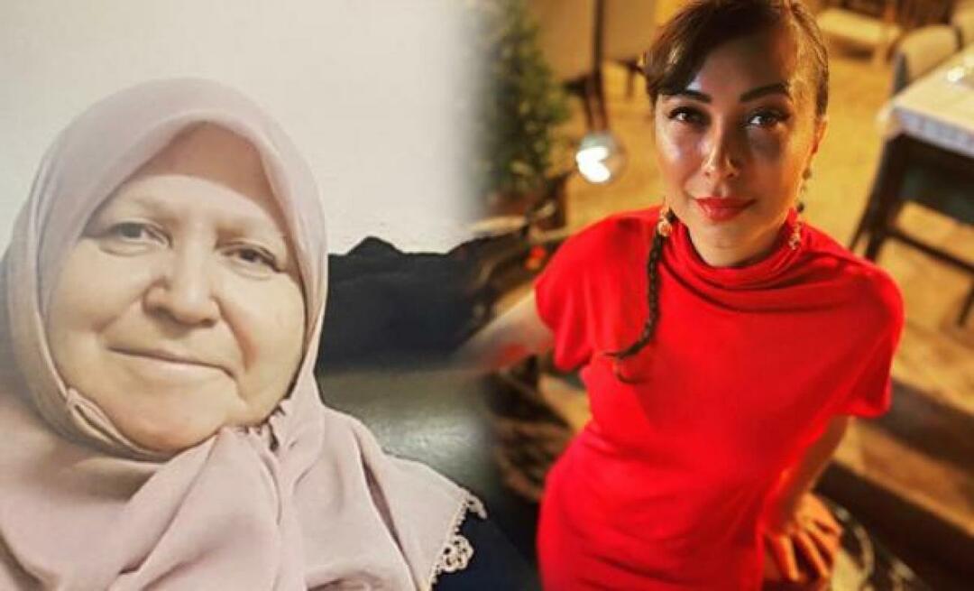 De moeder van actrice Canan Hoşgör is overleden!