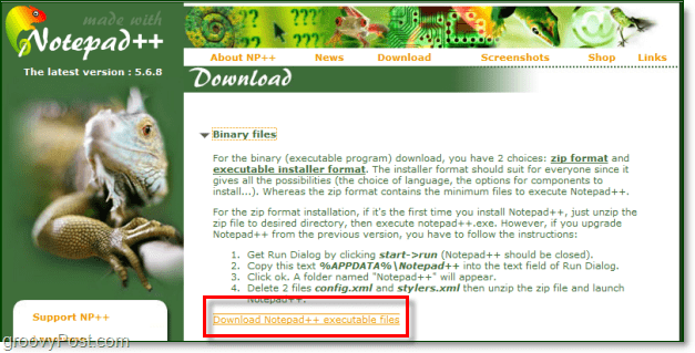 waar notepad ++ te downloaden