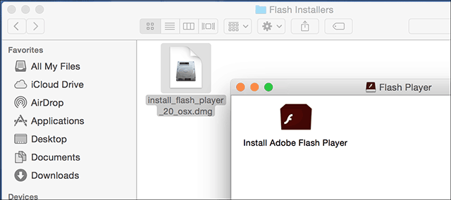 Installeer Flash 1