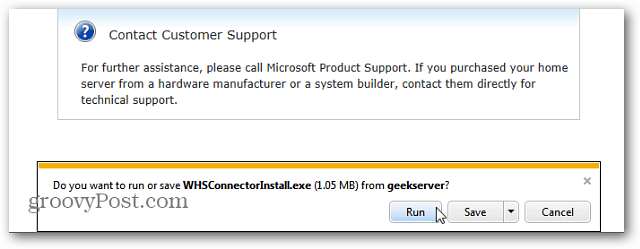 Een Windows 7-client-pc toevoegen aan Windows Home Server [versie 1]