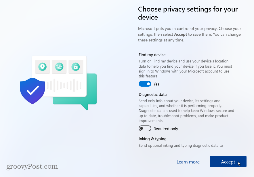 Privacy-instellingen Windows 11